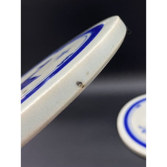 Ken Edwards El Palomar Mexican Pottery Round Rooster & Duck Trivet 7" LOT 2 - Picture 5 of 12